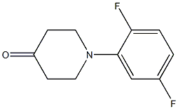 1-(2,5-difluorophenyl)piperidin-4-one Structure