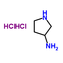 3-氨基吡咯烷二盐酸盐结构式