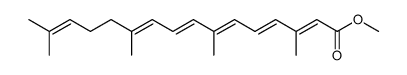 (all-E)-15-Apo-ψ-carotin-15-saeure-methylester结构式