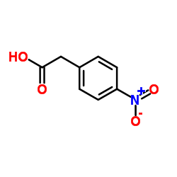 4-Nitrophenylacetic acid Structure