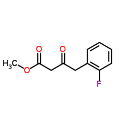 Methyl 4-(2-fluorophenyl)-3-oxobutanoate Structure