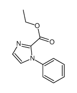 1-苯基-1H-咪唑-2-羧酸乙酯结构式
