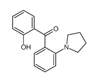 (2-hydroxyphenyl)-(2-pyrrolidin-1-ylphenyl)methanone结构式