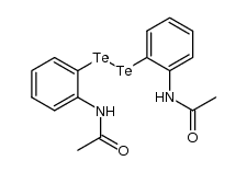 bis(2-acetamidophenyl) ditelluride结构式