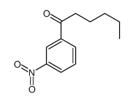 1-(3-nitrophenyl)hexan-1-one结构式
