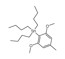 tributyl(2,6-dimethoxy-4-methylphenyl)stannane Structure