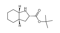 (S)-八氢-吲哚-2-羧酸叔丁酯结构式