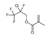 (2-chloro-2,3,3,3-tetrafluoropropyl) 2-methylprop-2-enoate Structure
