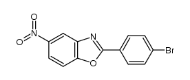 2-(4-bromophenyl)-5-nitro-1,3-benzoxazole结构式
