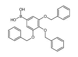[3,4,5-tris(phenylmethoxy)phenyl]boronic acid结构式