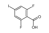 2,6-Difluoro-4-iodobenzoic acid Structure