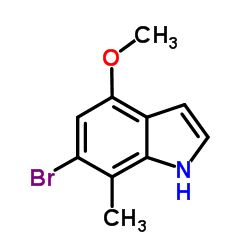 6-Bromo-4-methoxy-7-methyl-1H-indole Structure