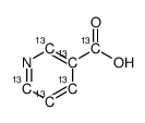 Niacin-13C6 Structure