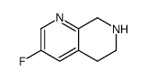 3-fluoro-5,6,7,8-tetrahydro-1,7-naphthyridine Structure
