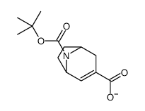 8-[(2-methylpropan-2-yl)oxycarbonyl]-8-azabicyclo[3.2.1]oct-3-ene-3-carboxylate Structure
