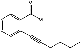 2-(1-己炔基)苯甲酸结构式