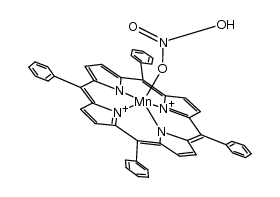 Mn(TPP)(NO3) Structure