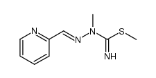 pyridine-2-carbaldehyde-(2,S-dimethyl-iso thiosemicarbazone)结构式