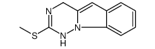 2-methylsulfanyl-1,4-dihydro-[1,2,4]triazino[1,6-a]indole结构式