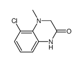 5-chloro-4-methyl-3,4-dihydroquinoxalin-2(1H)-one结构式