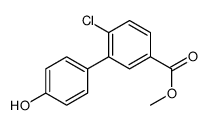 methyl 4-chloro-3-(4-hydroxyphenyl)benzoate Structure