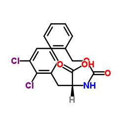 Cbz-2,3-Dichloro-D-Phenylalanine结构式