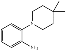 2-(4,4-二甲基-1-哌啶基)苯胺结构式