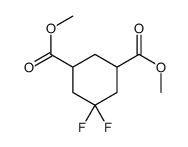 5,5-二氟环己烷-1,3-二羧酸二甲酯结构式