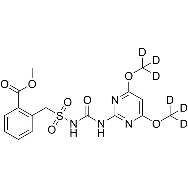 Bensulfuron-methyl-d6结构式