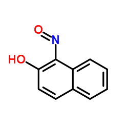 1-亚硝基-2-萘酚结构式