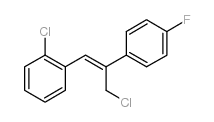 Z-3-Chloro-1-(2-chlorophenyl)-2-(4-fluorophenyl)-propene Structure