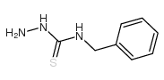 Hydrazinecarbothioamide,N-(phenylmethyl)- Structure