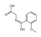 (2-甲氧基苯甲酰基氨基)-乙酸结构式
