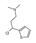 N-(3-chloro-3-thien-2-ylpropyl)-N,N-dimethylamine结构式