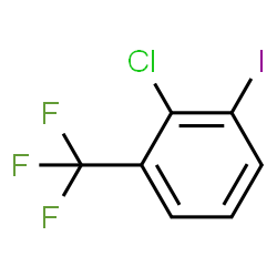 2-Chloro-1-iodo-3-(trifluoromethyl)benzene Structure