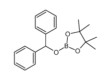 2-(benzhydryloxy)-4,4,5,5-tetramethyl-1,3,2-dioxaborolane Structure