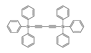 triphenyl(4-triphenylsilylbuta-1,3-diynyl)silane结构式