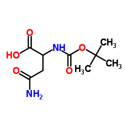 4-氨基-2-[(叔丁氧羰基)氨基]-4-氧代丁酸图片