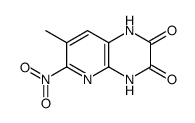 7-methyl-6-nitro-1,4-dihydropyrido[2,3-b]pyrazine-2,3-dione结构式