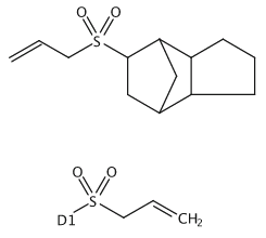 Bis(vinylsulfonyl)tricyclo[52102,6]decane Structure