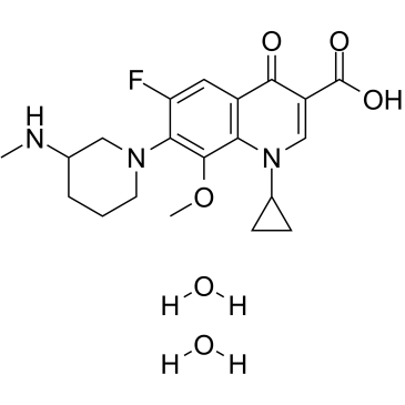 Balofloxacin Dihydrate structure