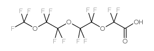 Perfluoro-3,6,9-trioxadecanoic acid Structure
