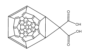 1,2-Methano-1,2-dihydro[60]fullerene-61,61-dicarboxylic acid结构式