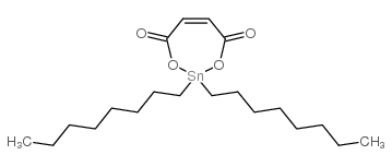 Dioctyl(maleate)tin Structure