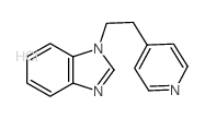 1H-Benzimidazole,1-[2-(4-pyridinyl)ethyl]-, hydrochloride (1:2) Structure