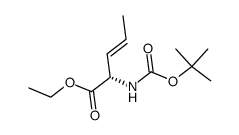 N-Boc-2-丙烯基-L-甘氨酸乙酯结构式