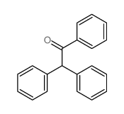 Ethanone,1,2,2-triphenyl-结构式