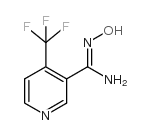 4-三氟甲基吡啶-3-甲酰胺肟结构式
