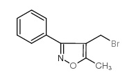 4-溴甲基-5-甲基-3-苯基异唑结构式