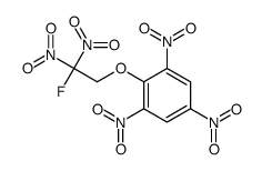 beta-fluoro-beta,beta,2,4,6-pentanitrophenetole结构式